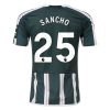 23/24 Manchester United #25 Jadon Sancho Away Jersey