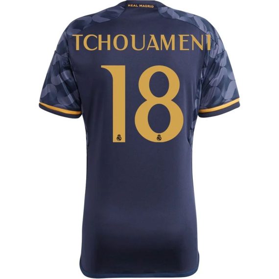 23/24 Real Madrid #18 Aurelien Tchouameni Away Jersey