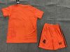 2024/2025 Real Madrid Y-3 Special Edition Orange Football Shirt Kids Size Suit
