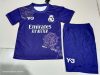 2024/2025 Real Madrid Y-3 Special Edition Purple Football Shirt Kids Size Suit