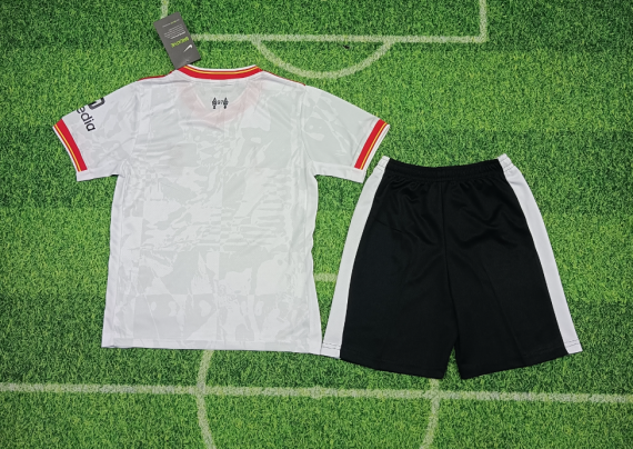2024/2025 Liverpool Third Away Soccer Jersey Kids Size Suit