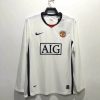 2008/2009 Long Sleeve Retro Manchester United Away Football Shirt