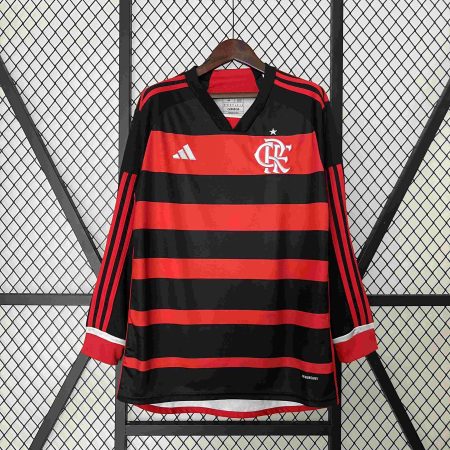 2024/2025 Long Sleeve Flamengo Home Jersey