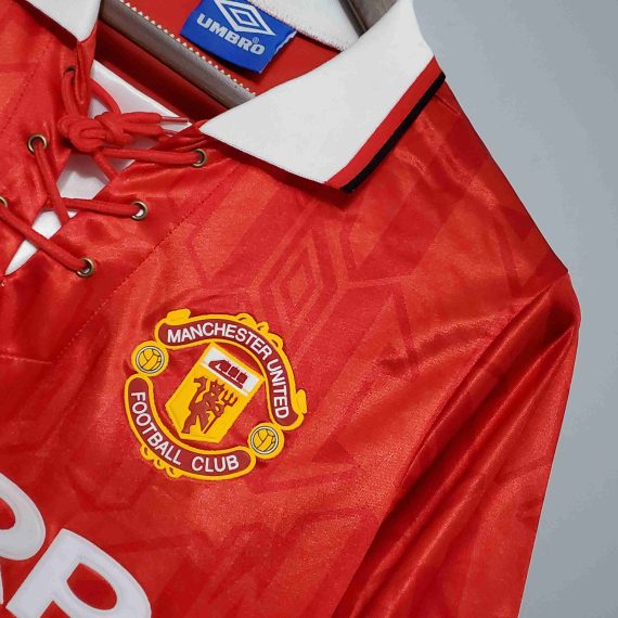 1992/1994 Retro Manchester United Home Football Shirt