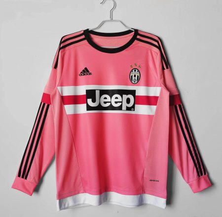 2015/2016 Retro Long Sleeve Juventus Away Soccer Jersey