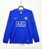 2007/2008 Retro Long Sleeve Manchester United Away Football Shirt