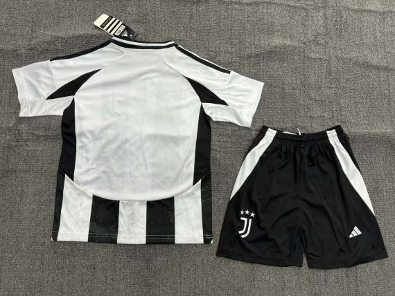2024/2025 Juventus Home Soccer Jersey Kids Size Suit