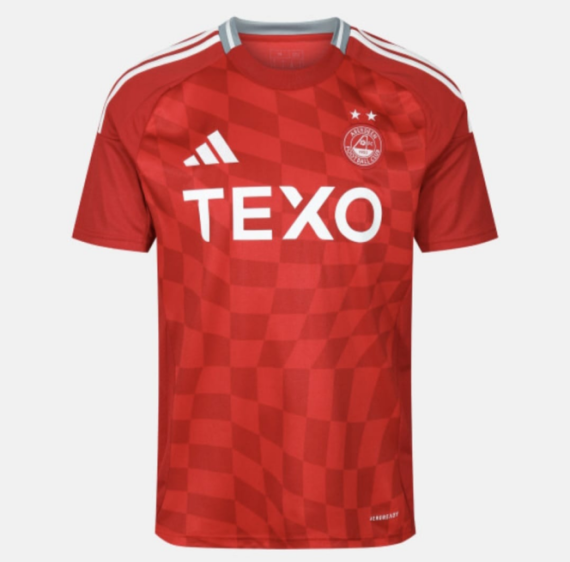 24/25 Aberdeen FC Home Soccer Shirt
