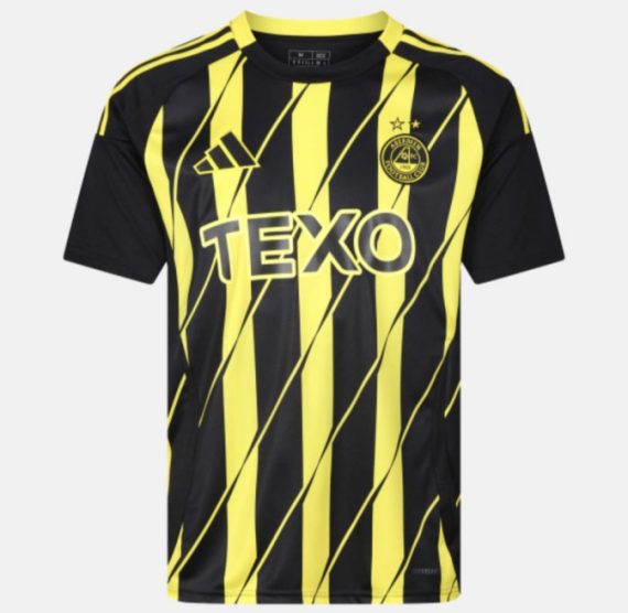 24/25 Aberdeen FC Away Soccer Shirt