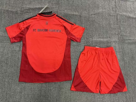24/25 Bayern Munich Home Football Jersey Kids Size Suit