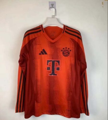 24/25 Long Sleeve Bayern Munich Home Football Shirt