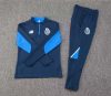24/25 Porto Half-Pull Training Suit Blue Football Shirt Set