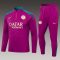 24/25 Psg Paris Saint-Germain Half-Pull Training Suit Rose Set