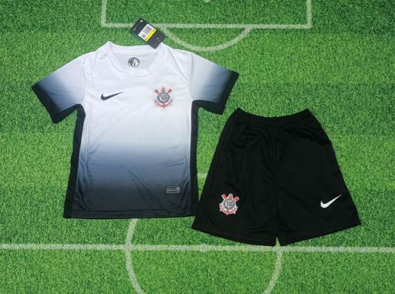 24/25 New Corinthians Home Football Shirt Kids Size Suit