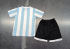 1986 Retro Argentina Home Football Shirt Kids Size Suit