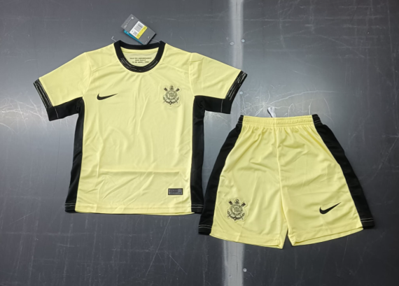 23/24 Corinthians Third Away Football Shirt Kids Size Suit