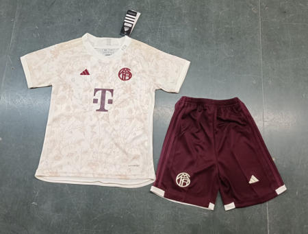 23/24 Bayern Munich Third Football Shirt Kids Size Suit