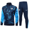 24/25 Chelsea Dark Blue Pattern Half-Zip Tracksuit