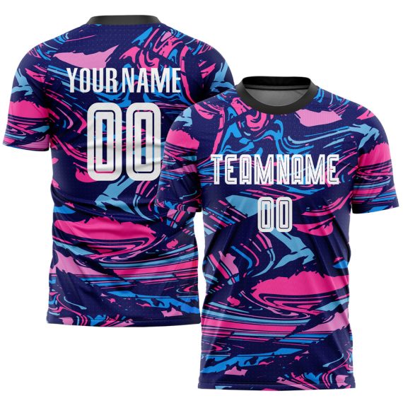 Custom Red White Home Sublimation Soccer Uniform Jersey