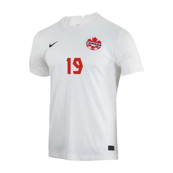 2022 Alphonso Davies #19 Canada Away Jersey