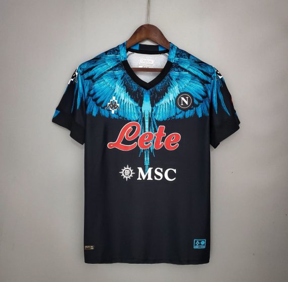 20/21 Kappa Marcelo Burlon Kappa Completo Burlon Napoli Football Shirt