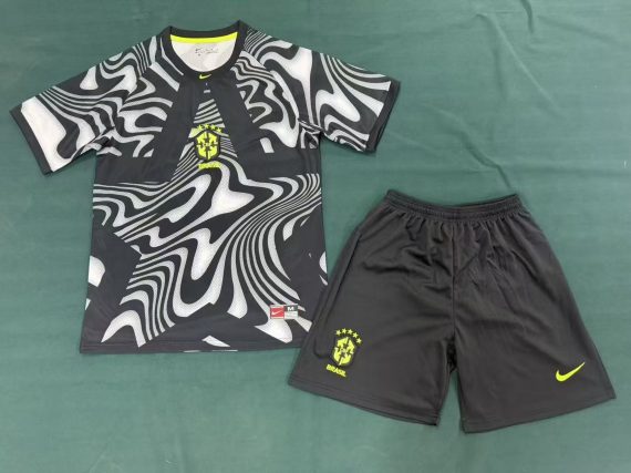 26/27 Brazil Hollywood Goalkeeper Football Shirt Kids Size Suit