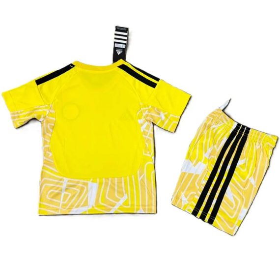 26/27 Scotland Goalkeeper Yellow Football Shirt Kids Size Suit