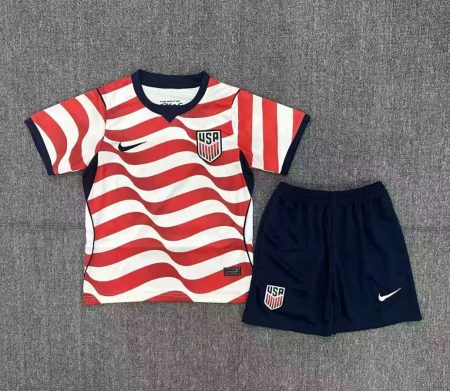 26/27 United States Home Football Jersey Kids Size Suit
