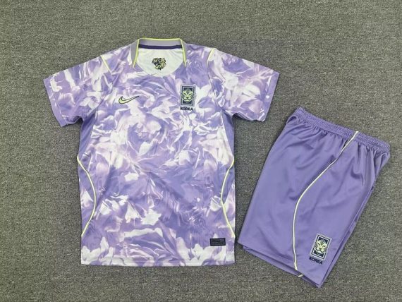 26/27 South Korea Away Football Shirt Kids Size Suit