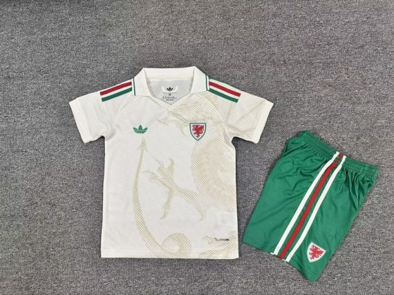 26/27 Wales Away Football Shirt Kids Size Suit