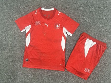 26/27 Switzerland Home Football Shirt Kids Size Suit