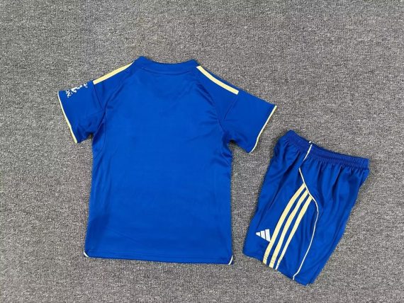 25/26 Leicester City Home Football Shirt Kids Size Suit
