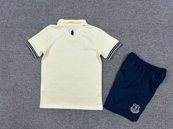 25/26 Everton Away Football Shirt Kids Size Suit