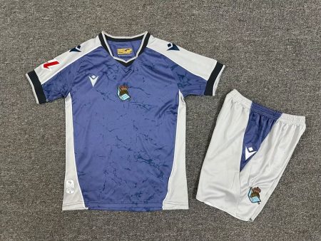 25/26 Real Sociedad Away Football Shirt Kids Size Suit