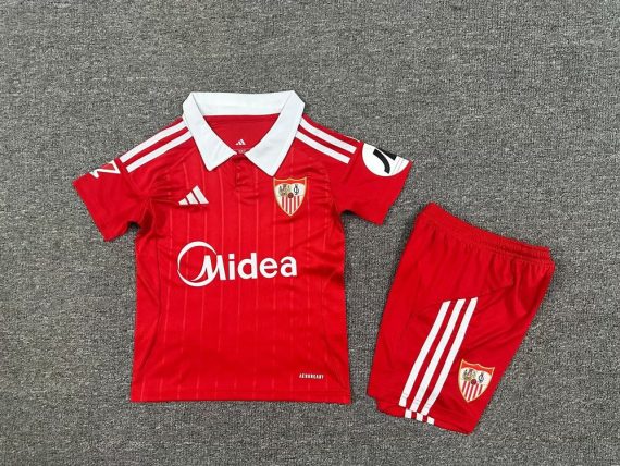 25/26 Sevilla Away Football Shirt Kids Size Suit