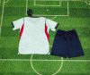 26/27 England Home Football Shirt Kids Size Suit (Blue Shorts)