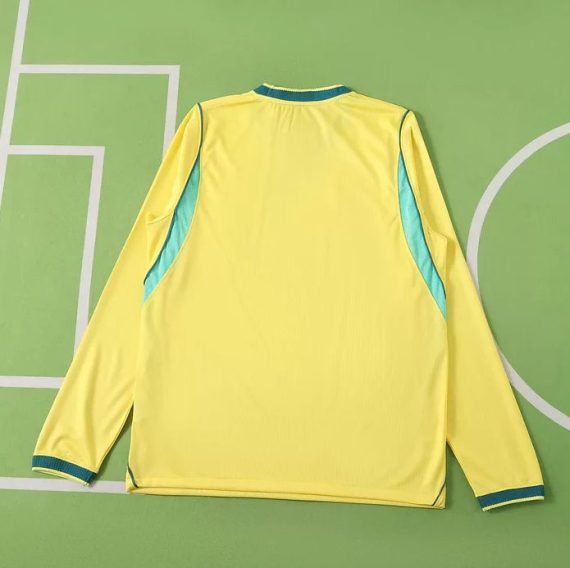 26/27 Long Sleeve Brazil Home Football Shirt