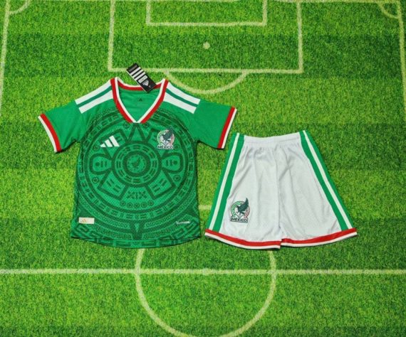 26/27 Player Edition Mexico Football Shirt Kids Size Suit