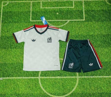 26/27 Mexico Away Football Shirt Kids Size Suit