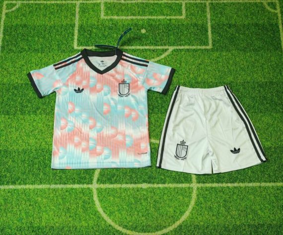 26/27 Belgium Away Football Shirt Kids Size Suit