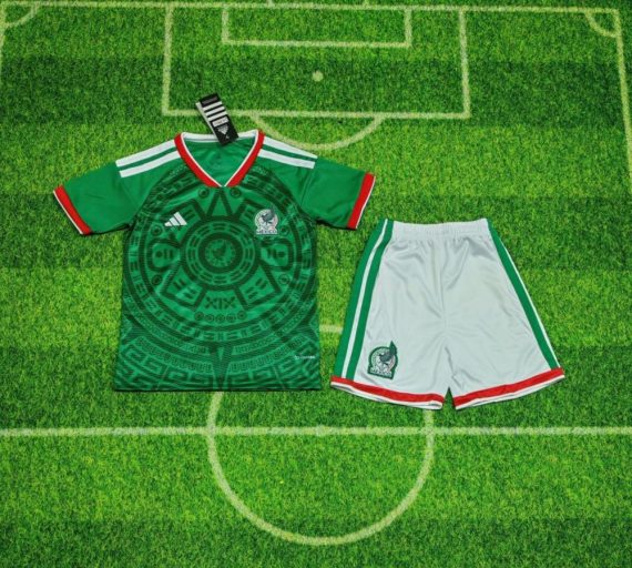 26/27 Mexico Home Football Shirt Kids Size Suit