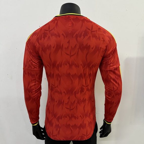 26/27 Player Version Long Sleeve Belgium Home Football Shirt