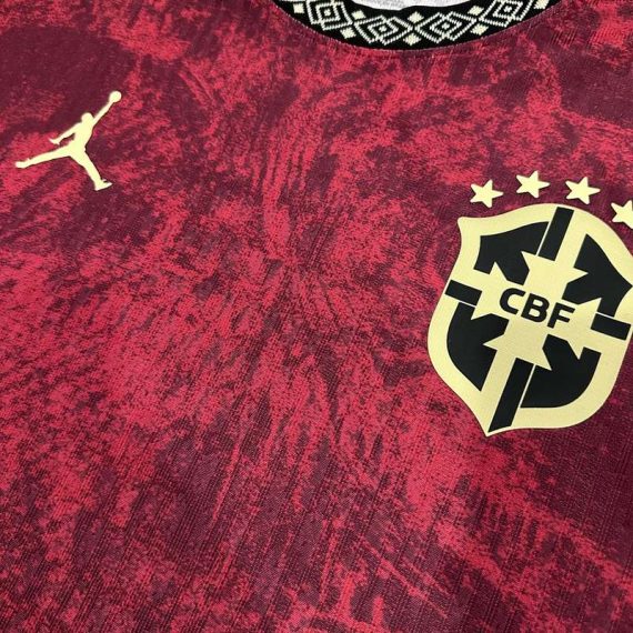 26/27 Player Version Brazil Maroon Football Shirt